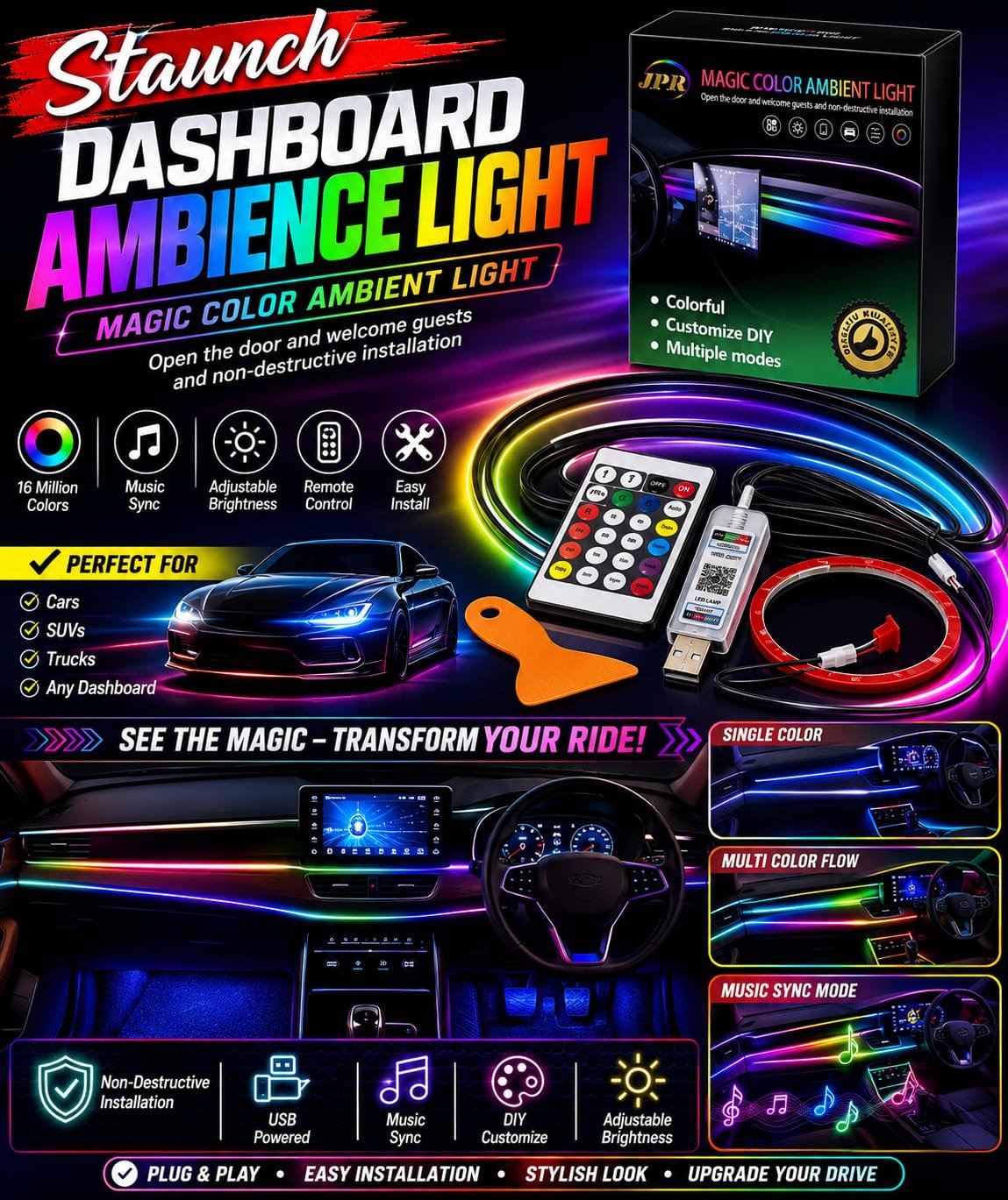 Dashboard Ambience Light