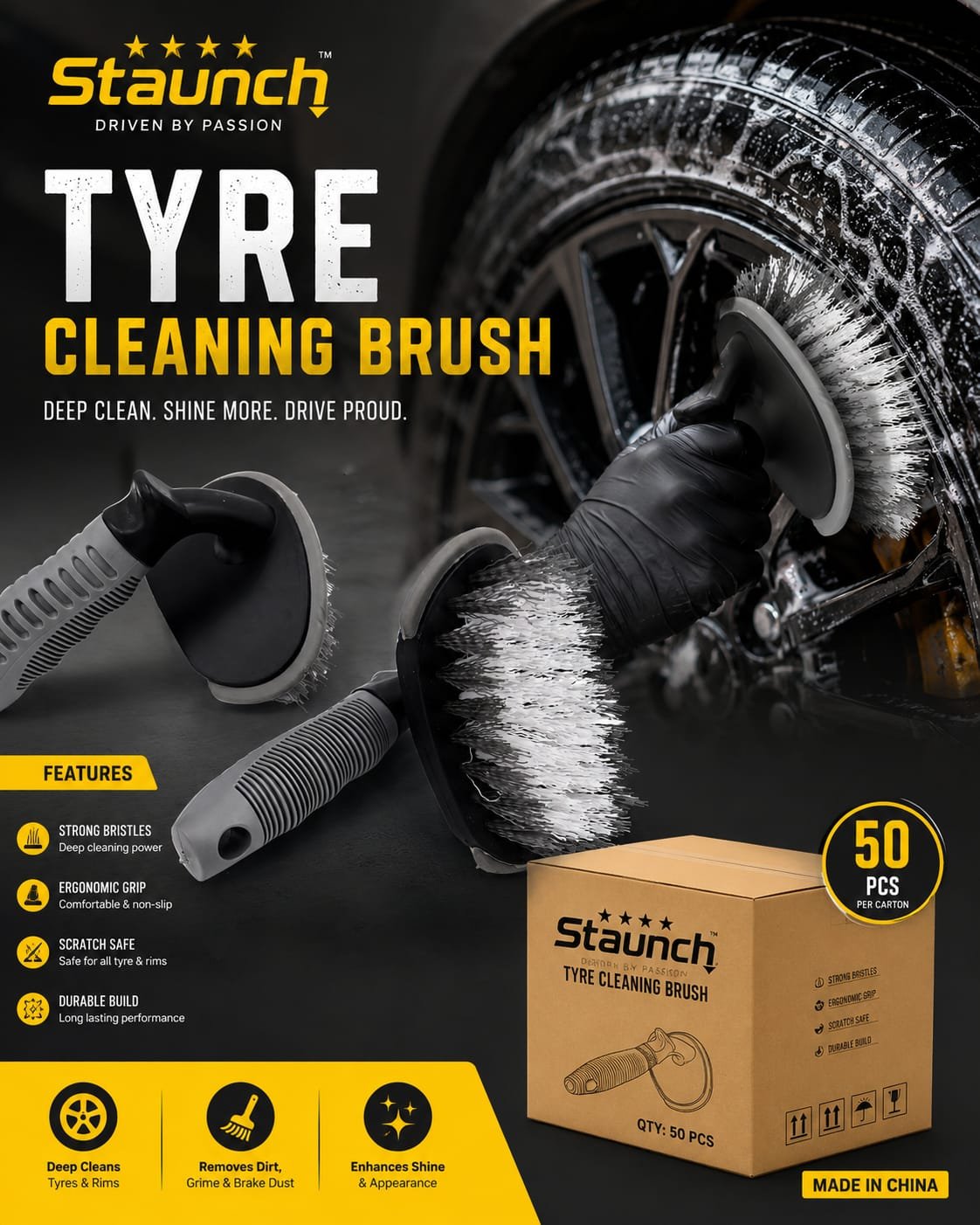 COMBO PACK OF 3  (Car Cleaners)